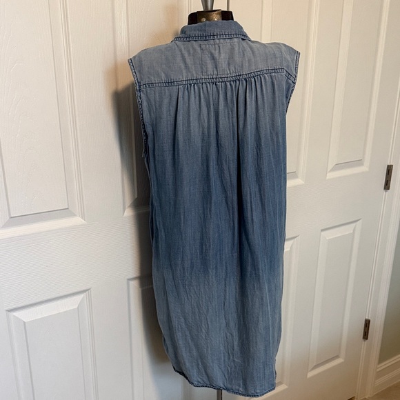 True Religion Sleeveless Blue Denim Dress - Picture 4 of 9